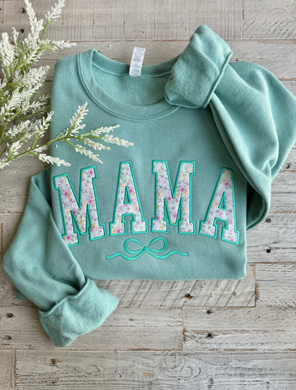Mama applique crewneck