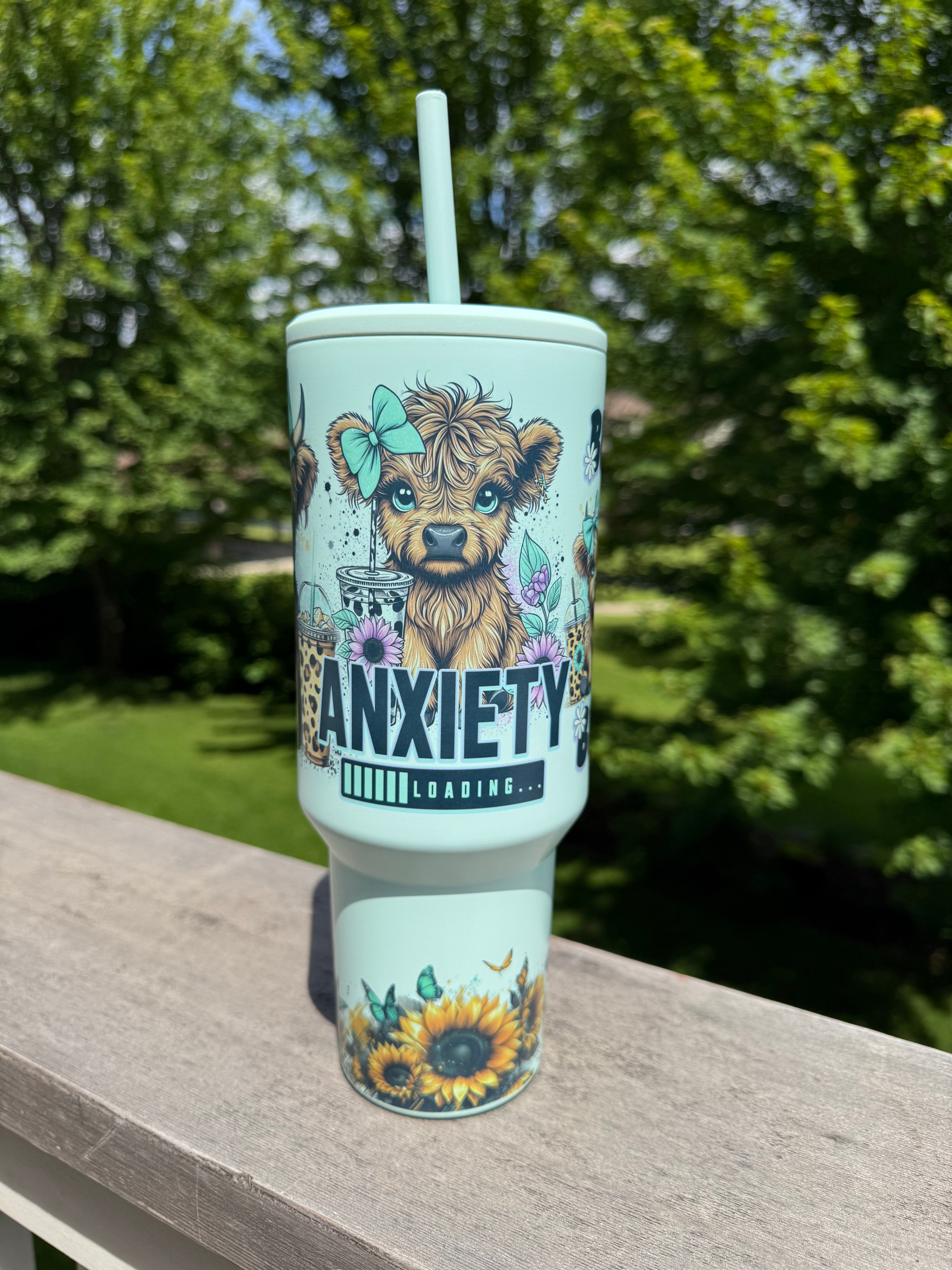 My anxiety tumbler